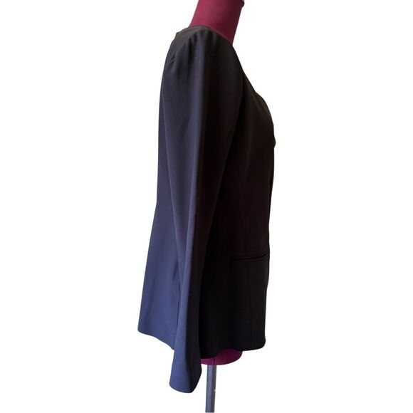 Athleta Avenue Blazer Jacket size 10 Black Career Office Academia Preppy - Picture 12 of 16